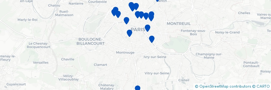 Carte des lieux de Julie O