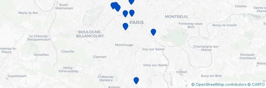 Carte des lieux de Julie V
