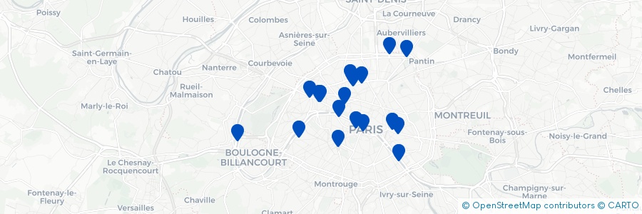 Carte des lieux de Joey T