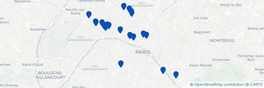 Carte des lieux de Mélisande H