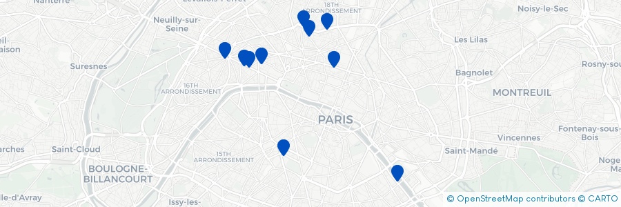 Carte des lieux de Frederic H